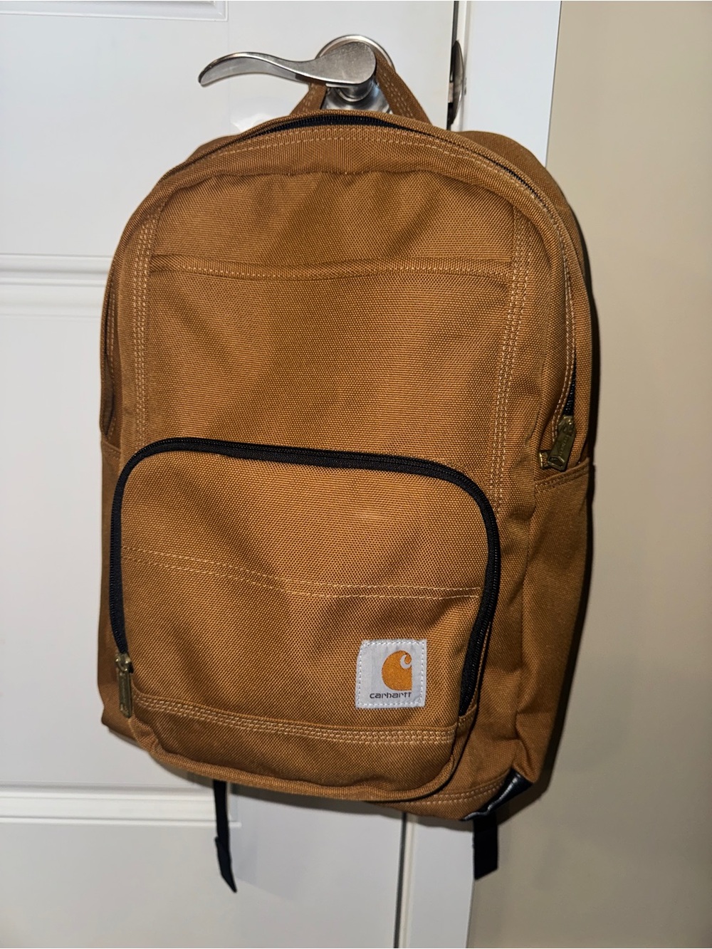 Carhartt Tan Rugged Canvas Mini Backpack